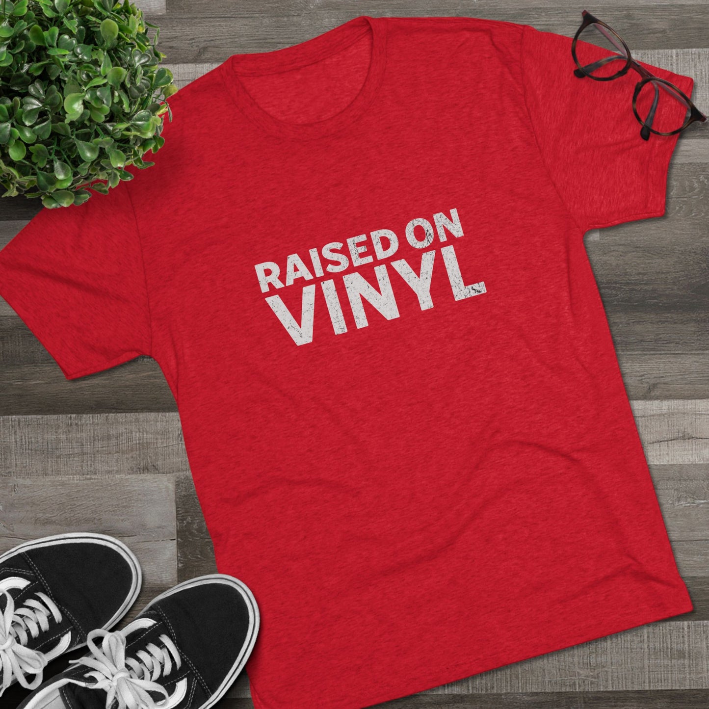 Raised on Vinyl - Music Lover Unisex Tee